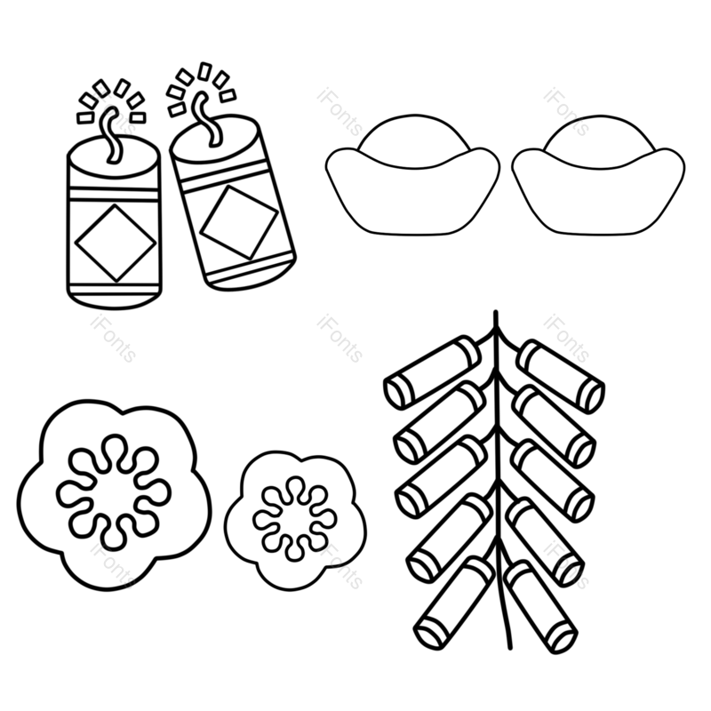 节日图片,图标元素,春节PNG,元宝免抠素材